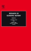 Research in Economic History, Volume 23 (Research in Economic History) артикул 12057d.